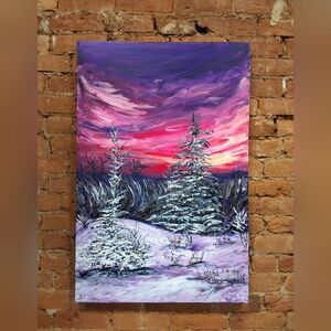 "Loveletter to Winter " 24in X 36in ORIGINAL ARTWORK BY ME